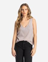 Majica na bretele - Metalni detalji - bez