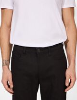 Hose - Straight Fit - schwarz