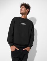 Bluză de trening - Decolteu gât - Negru