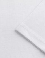 Tričko s dlouhým rukávem - Bavlna - bílá