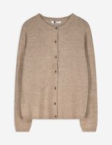 Cardigan - Strick - hellbraun