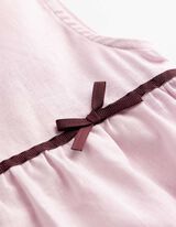 Blusentop - Leinen - Rosa