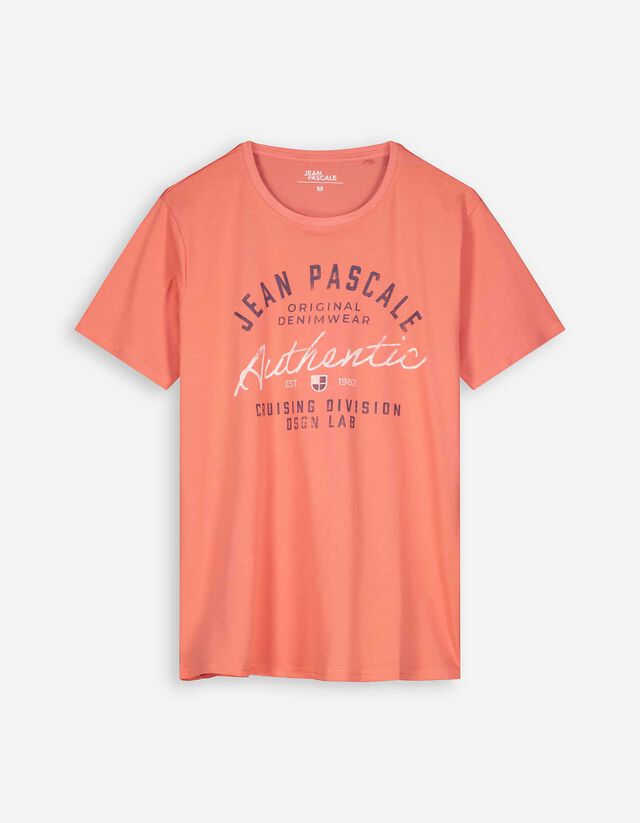 T-shirt - Stampa frontale - arancione