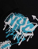 Sweatshirt - Oversized Fit - Schwarz
