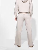 Palazzo kelnės - &Scaron;oninės juostos - baltas