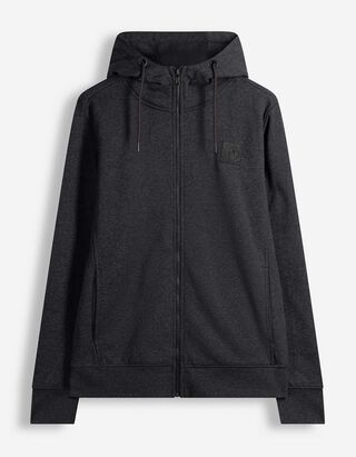 Sweatjacke - Kapuze - Dunkelgrau