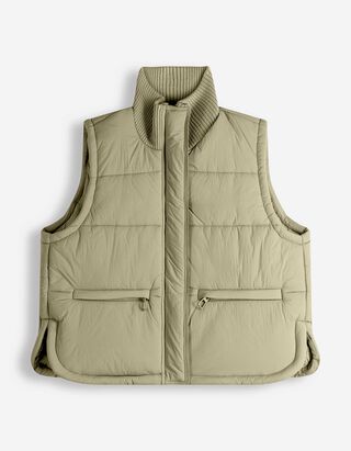Bodywarmer - kort - donkergroen