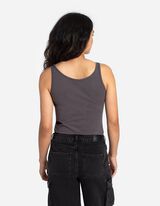 Majica bez rukava - Rastezljivi dio - tamno siva