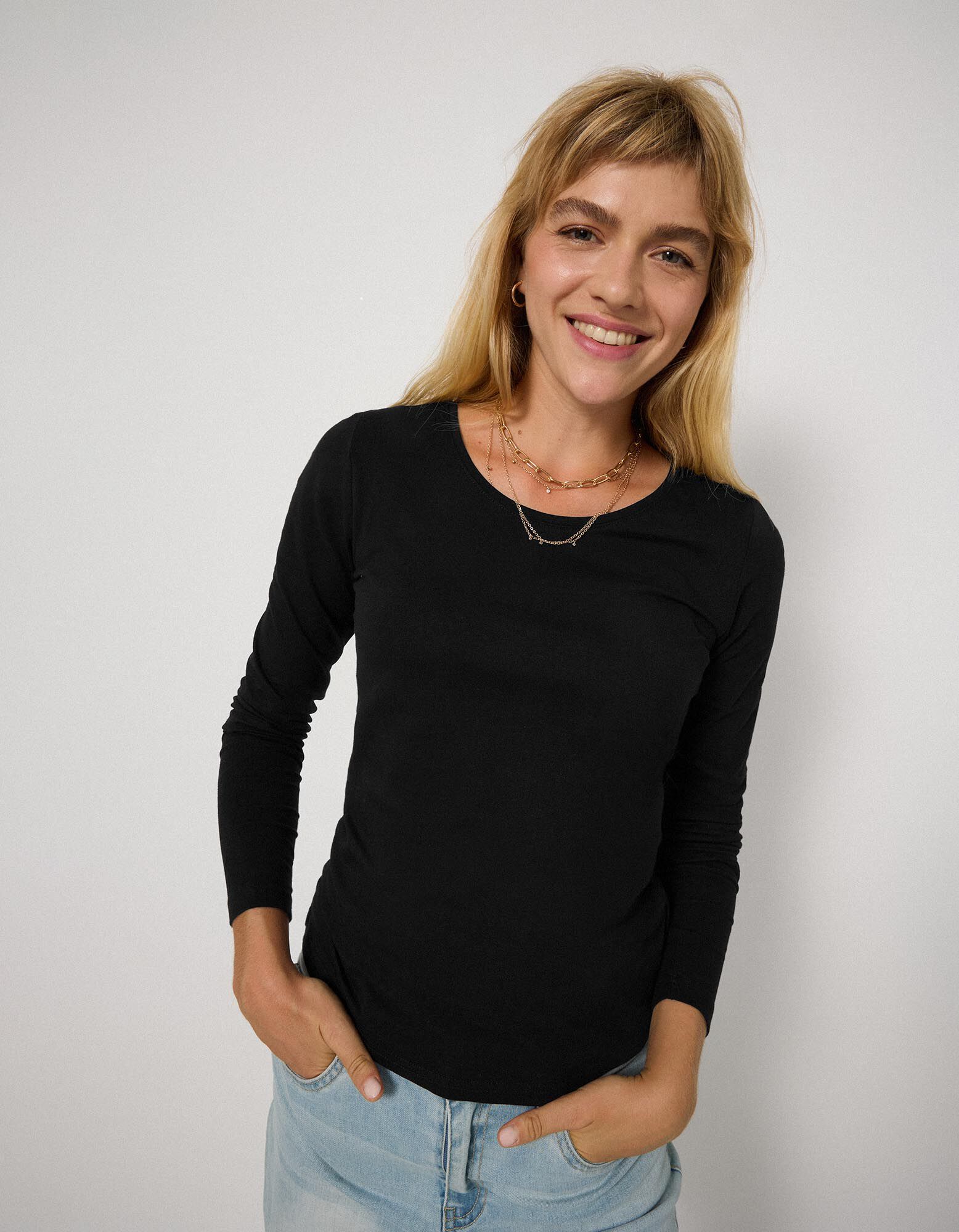 Langarmshirt - 2er-Pack