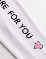 Tričko s dlouhým rukávem - Zadní potisk - bílá