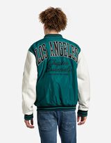 College jas - Borduursels - groen