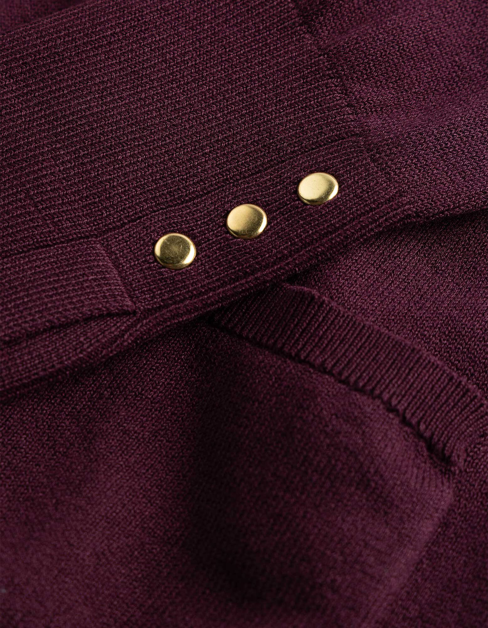 Longcardigan - Feinstrick - Lila