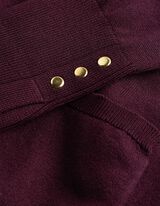 Longcardigan - Feinstrick - Lila