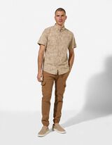 Hemd - Leinen-Mix - beige