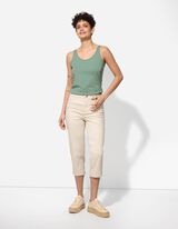 Ujjatlan felső - Sztreccs - t&uuml;rkiz