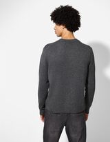 Bliuzonas - Apskrita iškirptė - tamsiai pilkas