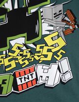 T-shirt - Minecraft - verde scuro