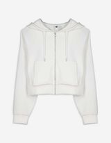 Veste molletonnée - blanc