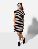 Kleid - gerade geschnitten - schwarz