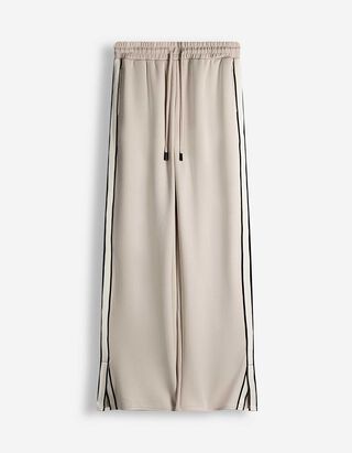 Palazzobroek - Galons - wit