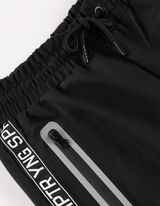 Jogger pants - Tunnelkoord in de zoom - zwart