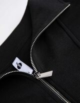 Troyer-kaelusega džemper - must