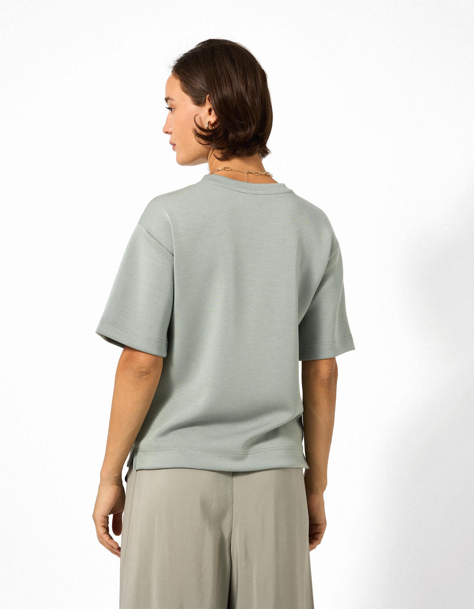 T-shirt - Modaal - Kaki
