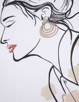 T-shirt - Broderies - blanc