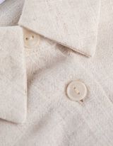 Blusa - Misto lino - beige