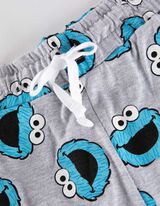 Komplet pidżamowy Koszulka i szorty - nadruk - bialy