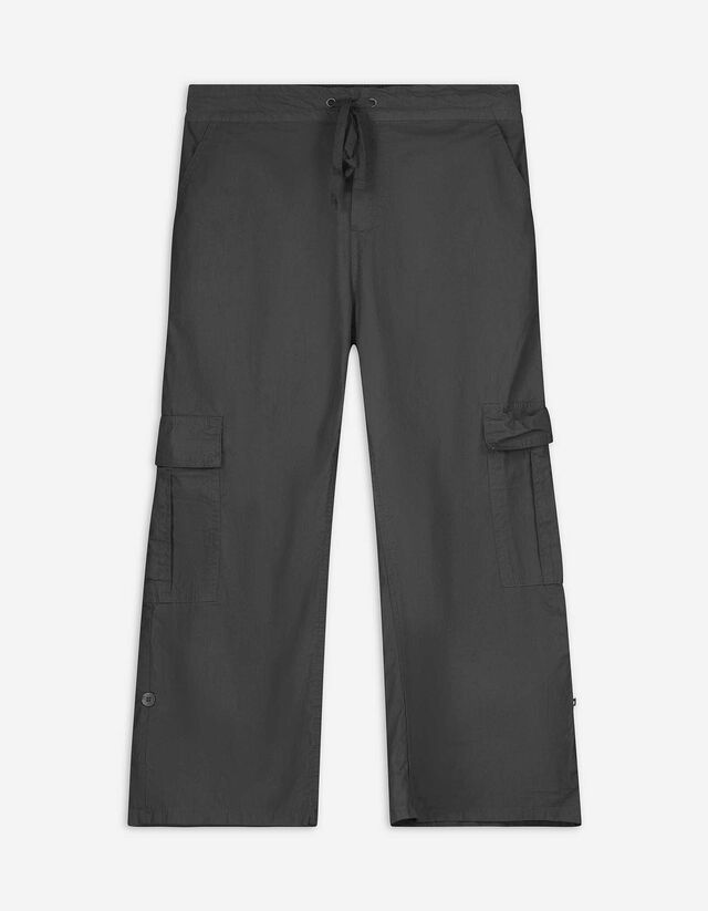 Caprihose - einfarbig - dunkelgrau
