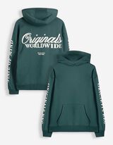 Sweatshirt - R&uuml;ckenprint - Gr&uuml;n