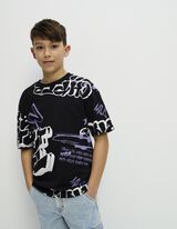 Tricou - Oversized Fit - Negru