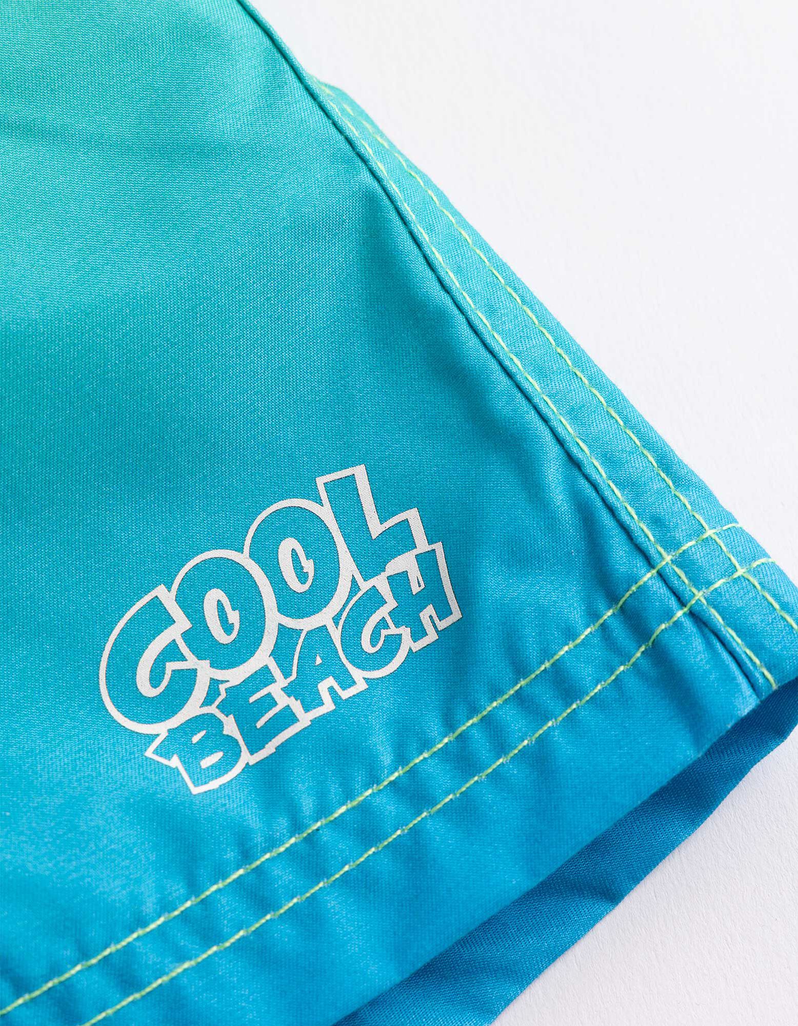 Short de bain - Nuances de couleur - Vert