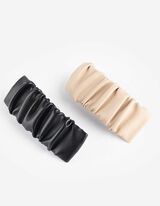 Haarklammer - 2er-Pack - schwarz