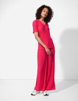 T-Shirt - Plisseefalten - pink