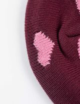 Căciulă - Imprimeu allover - Rosu inchis