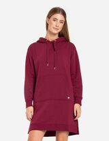 Haljina - sa vezicom - tamno-crvena