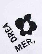 T-shirt - Print op rug - wit