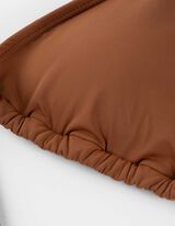 Bikinitop - einfarbig - braun