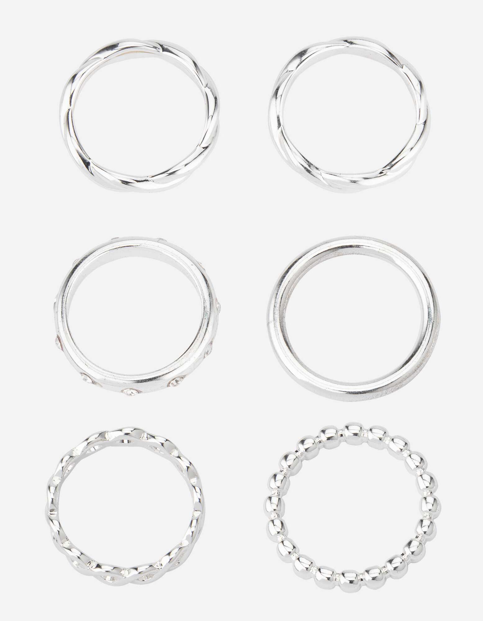 Bague - Lot de 6