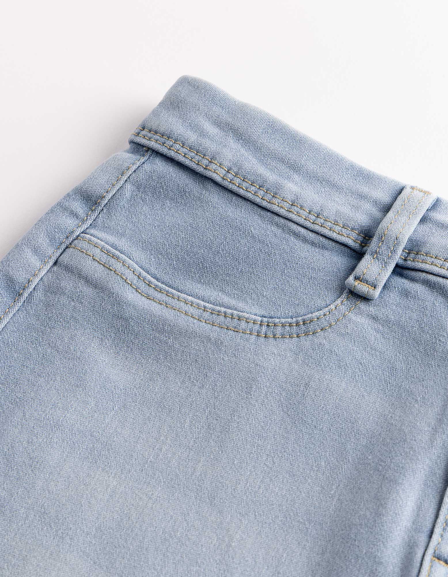 Caprihose - Skinny Fit - hellblau