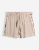 Bermuda  - Leinen-Optik - Beige