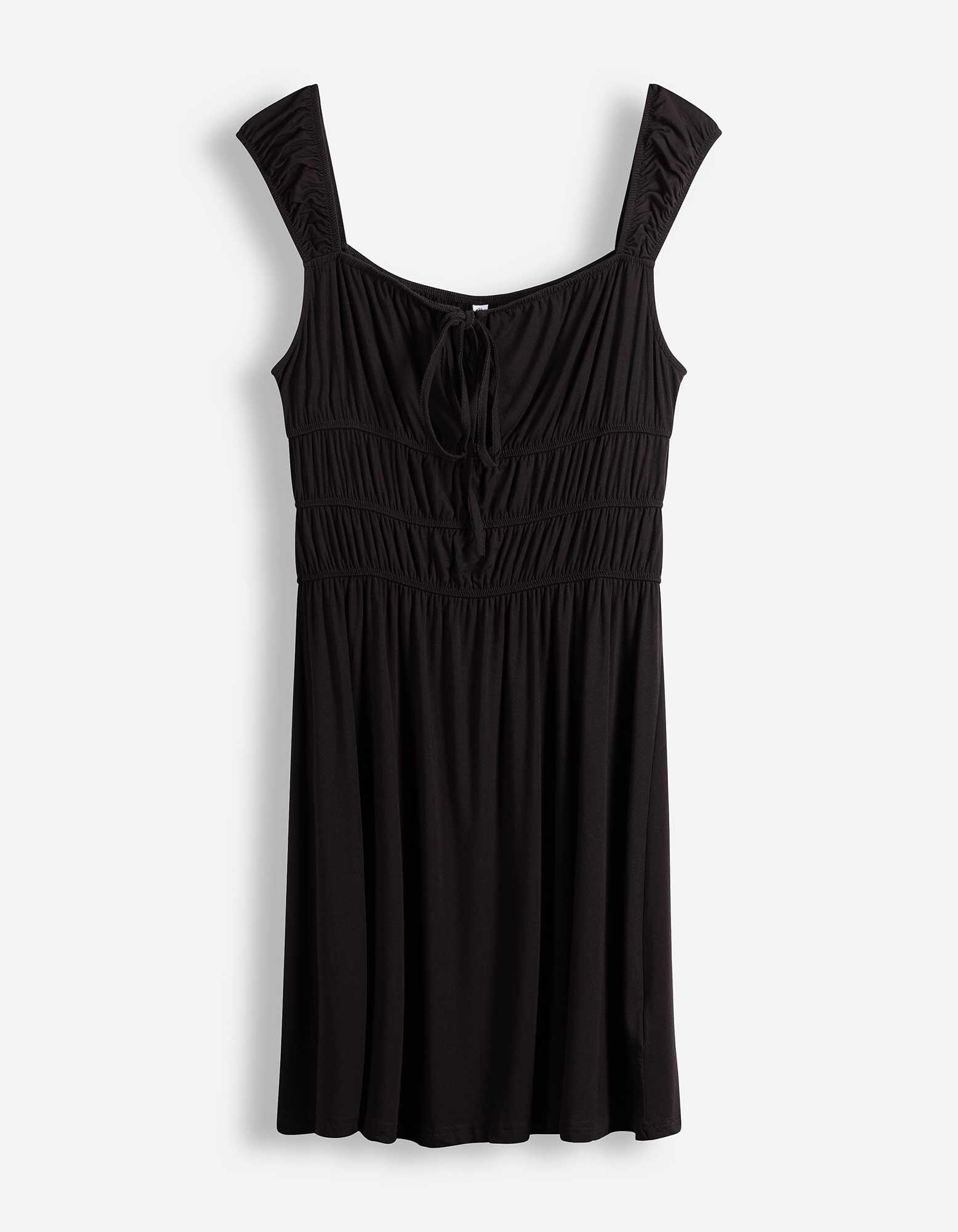 Kleid - Viskose-Anteil - Schwarz