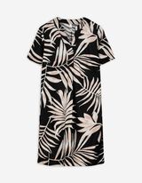 Robe - Fente latérale - Noir