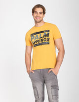 Majica kratkih rukava - Print - zuta