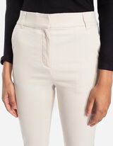 Cigarette-Hose - Slim Fit - beige