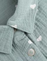 Pikk pluus - musliinkangas - roheline