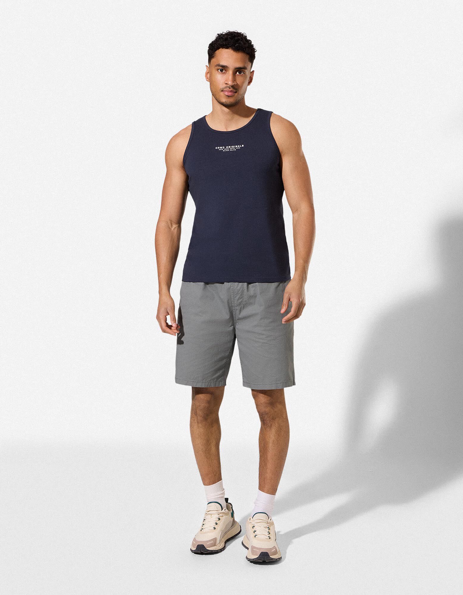 Tanktop - &Auml;rmellos - Dunkelblau