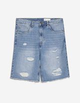 Bermuda  - Relaxed Fit - celeste